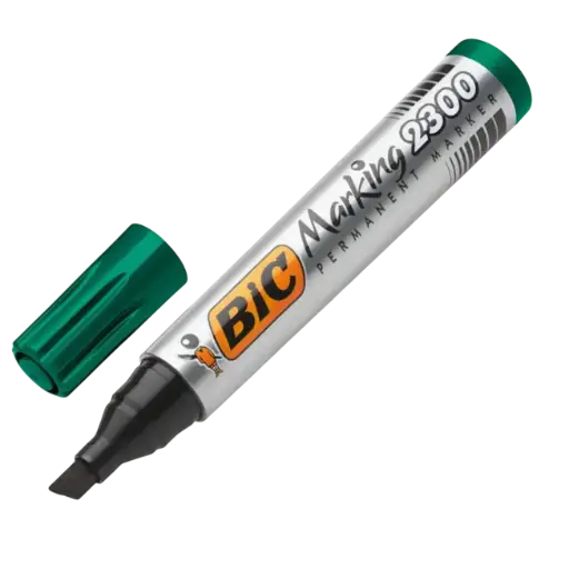 [8209233] Marqueur Permanent BIC Marking 2300 Coupé Vert