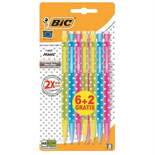[845535] Porte mines écolier BIC Mini Matic 0.7 blister de 6+2 gratuits