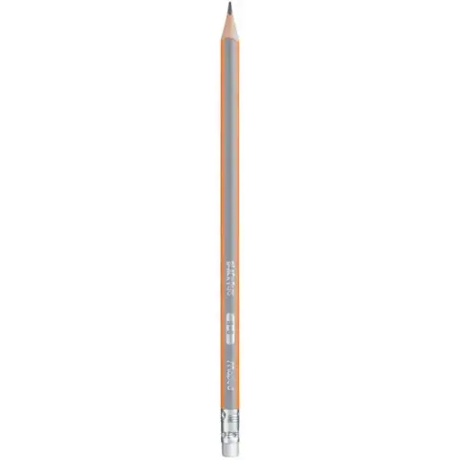 [851725] Crayon MAPED Black Peps Triangulaire H3 Noir Avec Gomme