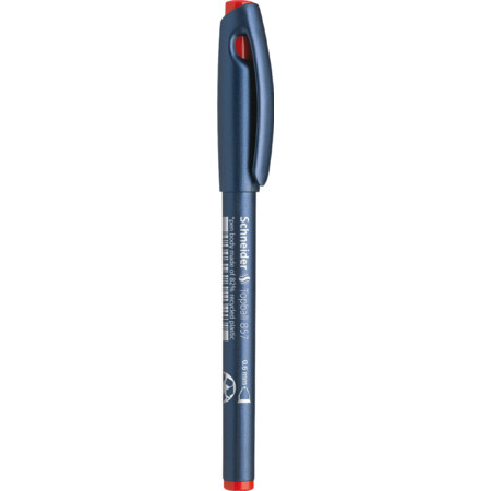 [8572] Stylo Roller SCHNEIDER Top Ball 0.6mm Rouge