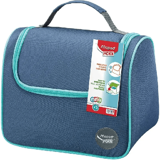 [872104] Sac Déjeuner Isotherme Enfant Maped Origins Bleu 6.3 L
