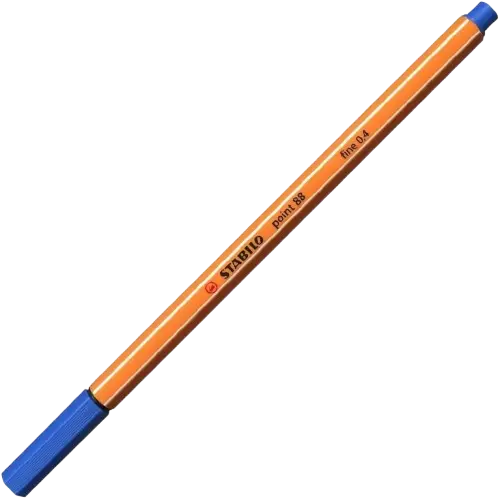 [88/32] Stylo STABILO Point 88 Fine Bleu-Moyen