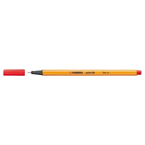 [88/40] Stylo STABILO Point 88 Fine Rouge