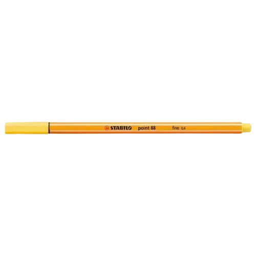 [88/44] Stylo STABILO Point 88 Fine Jaune