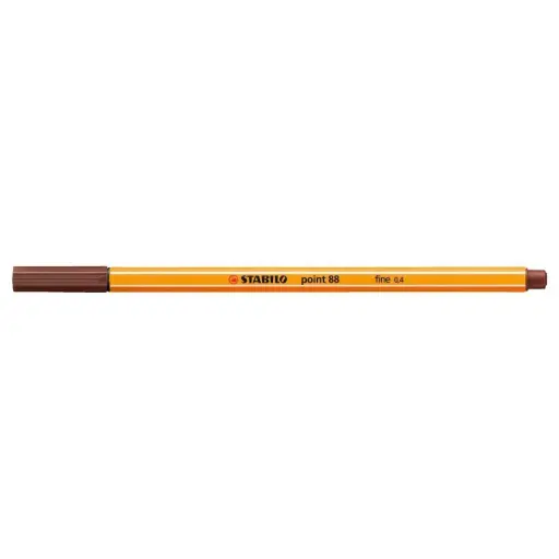 [88/45] Stylo STABILO Point 88 Fine Brun Marron