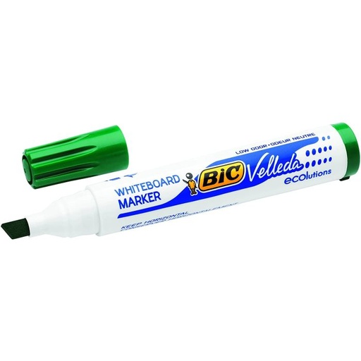 [904949] Marqueur Tableau Blanc BIC Velleda 1751 en Biseau Vert
