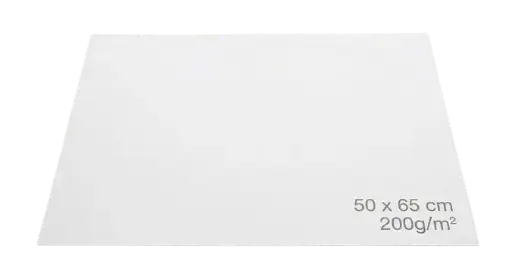 [9144] Papier dessin TECHNO 50 x 65 cm 200g Blanc