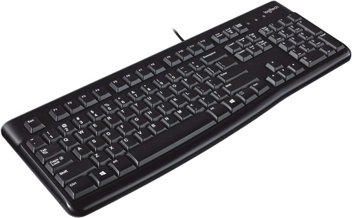 [920-002488] Clavier LOGITECH Media k120 Azerty Gaming Barre d’Espacement Incurvée USB Noir