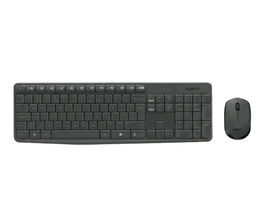 [920-007907] Kit Clavier Souris Sans Fil LOGITECH MK235 AZERTY Noir