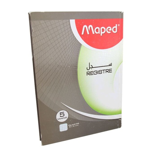 [9288] Registre MAPED 5 mains A4