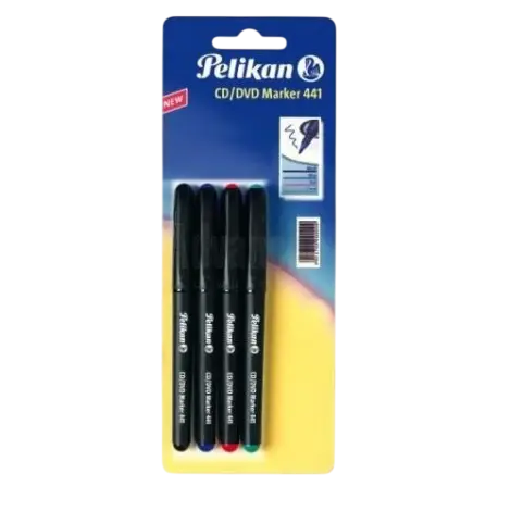 [943597] Marqueur PELIKAN Pour CD/DVD Jeu de Multi-Couleurs