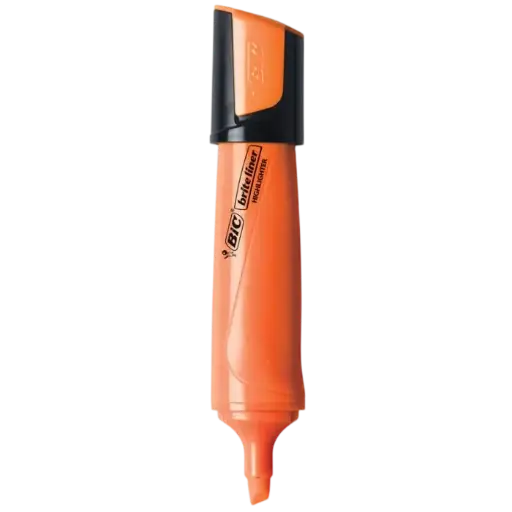 [943649] Marqueur Fluorescent BIC en Biseau Ultra-Fluorescent Orange