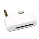 [ADP-30PIN-8PIN/JACK] Adaptateur 30Pin Apple vers Lightning 8Pin Jack Audio 3.5mm pour IPhone 5 5c 5s 6 6Plus 6s 6s plus Touch iPad Mini iPad 4