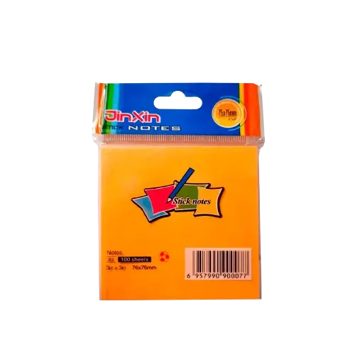 [B3-T] Post it JIN XIN 76 x 76 mm Multi-Couleurs 