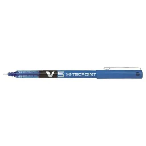 [BX-V5-L-FF/S20/0516514] Stylo PILOT V5 HI-Tec point 0.5 mm Bleu