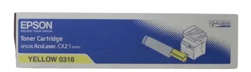 [C13S050316] Toner EPSON 0316 Yellow Pour Imprimantes  AcuLaser CX21 series