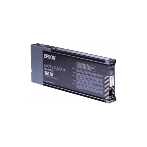 [C13T613800] Cartouche D'encre EPSON T6138 Noir Mat  Pour Imprimantes  Stylus Pro 4400 4800 4450 4880 