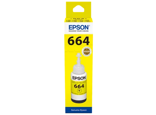 [C13T66444A] Bouteille D'encre EPSON T6644 Yellow Pour ITS L110 L130 L210 L220 L300 L355 L365 L1300