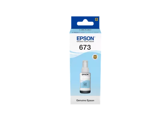 [C13T67354A] Bouteille D'encre EPSON T6735 Light Cyan Pour ITS L800 L1800 L810 L850