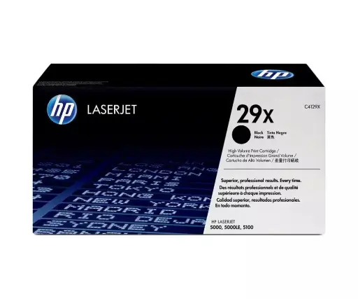 [C4129X] Toner HP 29X Noir Pour Imprimantes Laserjet 5000 5100 