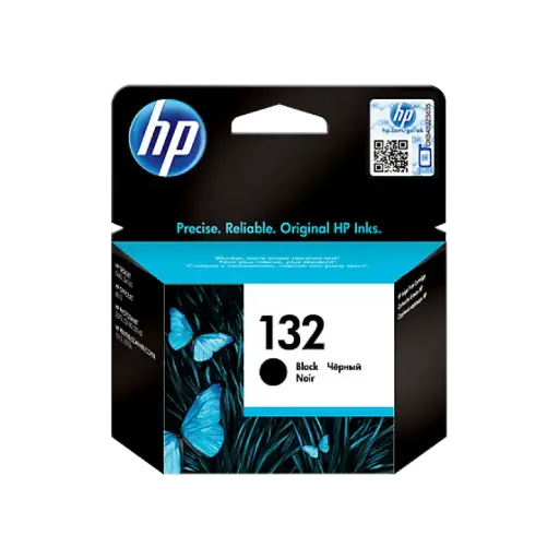 [C9362HE] Cartouche D'encre HP 132 Noir Pour Imprimantes Officejet 6313 Photosmart C3183 2573 Deskjet D4163 5443