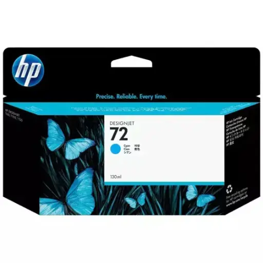 [C9371A] Cartouche D'encre HP 72 Cyan pour Imprimantes Designjet T1100 T1200 T1300 T610 T620 T770 T790 T795