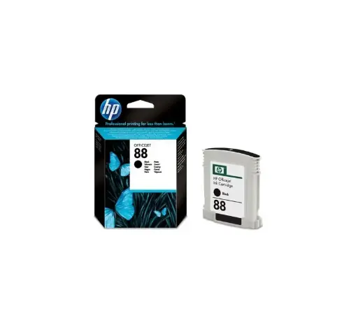 [C9385AE] Cartouche D'encre HP 88 Noir pour Imprimantes Officejet K550 K5400 K8600 L7590 L7680 L7780 L7480