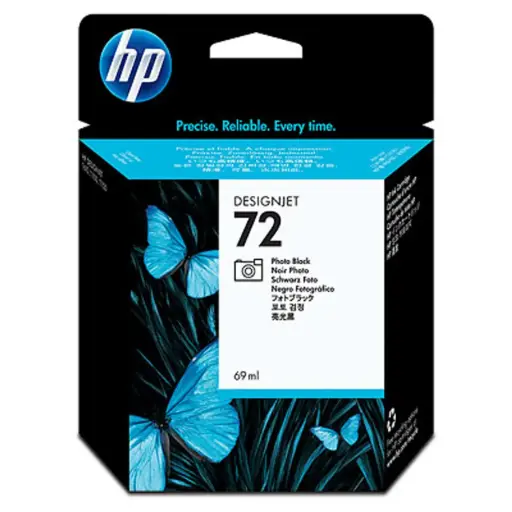 [C9397A] Cartouche D'encre HP 72 Noir Photo pour Imprimantes Designjet T1100 T1200 T1300 T610 T620 T770 T790 T795