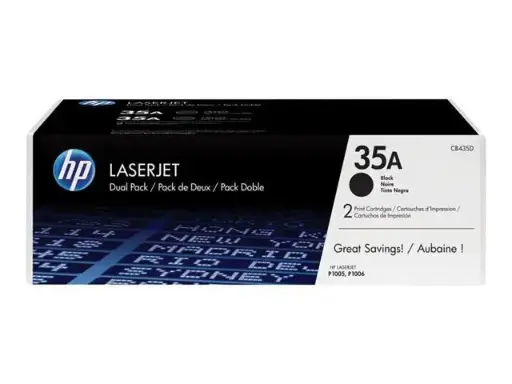 [CB435A] Toner HP 35A Noir Pour Imprimantes Laserjet P1005 P1006 P1007 P1008 P1009 ‎