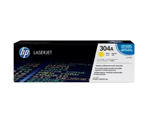 [CC532A] Toner HP 304A Yellow Pour Imprimantes Laserjet CP2025 CP2020 CM2320 