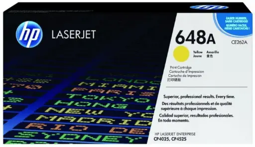 [CE262A] Toner HP 648A Yellow Pour Imprimantes LaserJet CP4025 CP4525 CM4520 