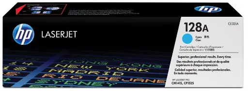 [CE321A]  Toner HP 128A Cyan Pour Imprimantes CM1415 CP1525 