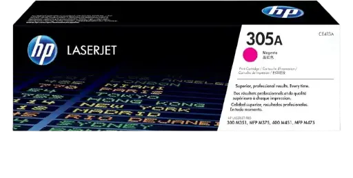 [CE413A] Toner HP 305A Magenta Pour Imprimantes M351A M451 M375 M475