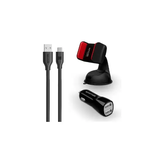 [CH-01A/1606] Support Téléphone mobile Auto PROMATE CH-01A Universel ajustable 3.5-5.7" Rotatif 360°