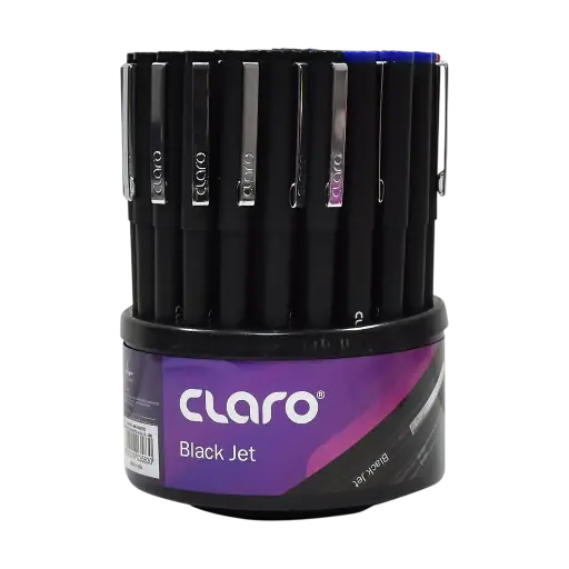 [CL-3583/3581-N] Stylo à bille CLARO CL-3583 Black Jet Noir