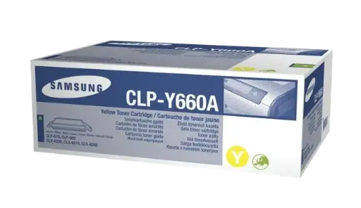 [CLP-Y660A] Toner SAMSUNG Y660a Yellow pour CLP-610/CLP-660/CLX-6200/CLX-6210/CLX-6240