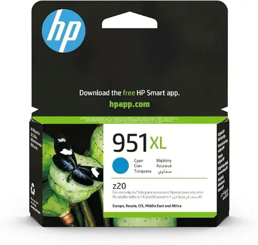 [CN046AE] Cartouche D'encre HP 951XL Cyan pour Imprimantes Officejet Pro 276dw 251dw 8600 8100 8610 8620 8625