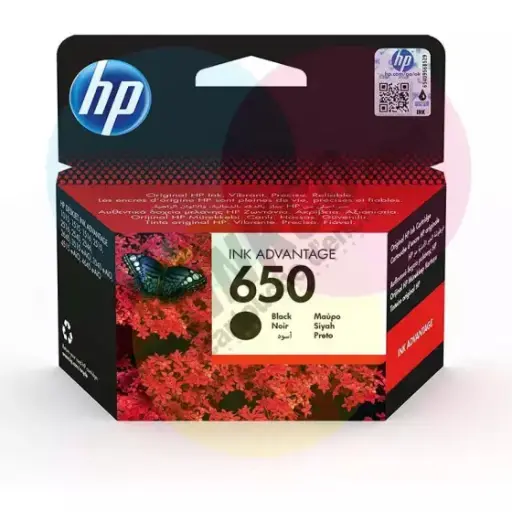 [CZ101AE] Cartouche D'encre HP 650 Noir pour Imprimantes Deskjet Ink Advantage 2515 3515 3545 4515 4645 1015 1515 2545 2645