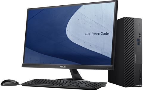 [D500SA] Ordinateur De Bureau ASUS ExpertCenter SFF D500SA Intel Core i5-10400 4Go DDR4 1To  Ecran VP229Q 21.5" Full HD Windows 10