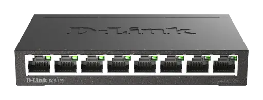 [DGS-1008MP] Switch D-LINK 8 Ports RJ45 10/100/1000Mbps Avec 8 Ports PoE