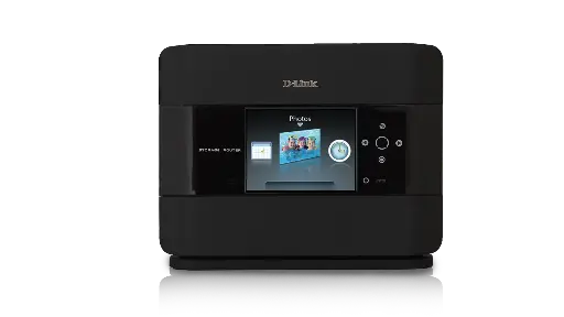 [DIR-685] Routeur de stockage N Wifi D-LINK DIR-685 2 port  USB 2.0 serveur d'impression Clé USB  Shareport  HDD SATA 2.5" 9.5mm LCD 3.2"