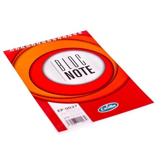 [EP-0027] Bloc Notes EXCELLES A5 Spiral 80 Pages