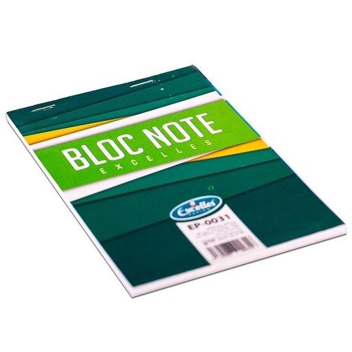 [EP-0031] Bloc Notes EXCELLES A5 Piqué 70 Pages