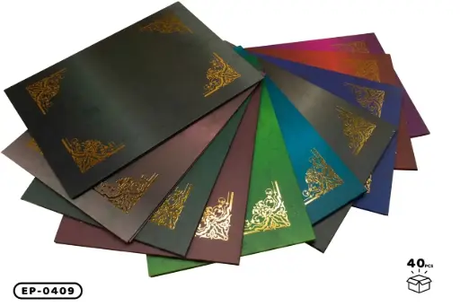 [EP-0409] Porte Diplôme EXCELLES A4 Multi-Couleurs