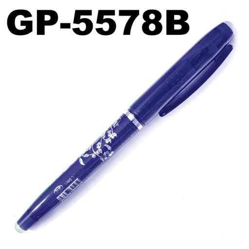 [GP-5578B] Stylo Gel Magique écolier YAMPAP GP-5578 effaçable, 0.5mm Bleu