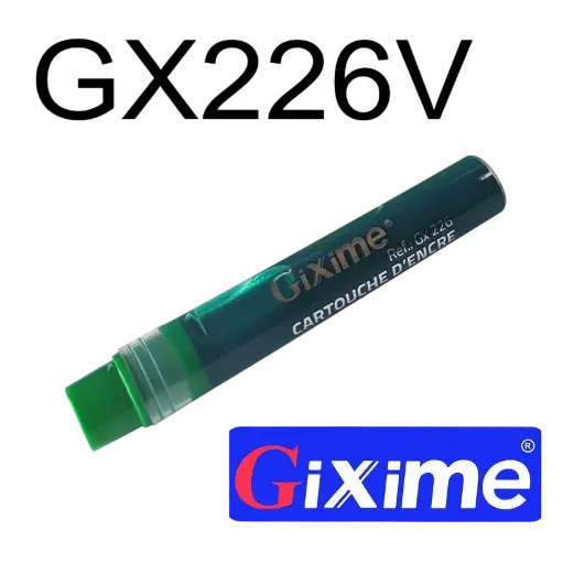 [GX226V] Recharge Marqueurs GIXIME pour Tableau Blanc Vert