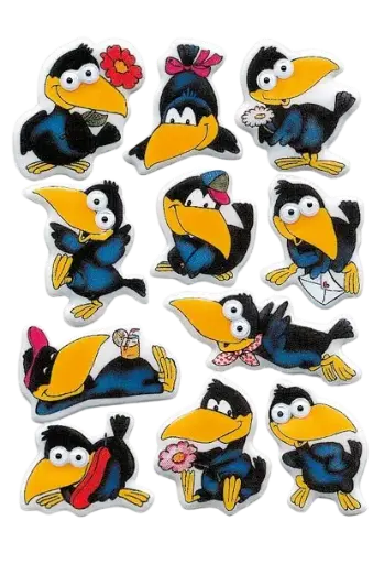 [HERMA_5373] Etiquette Stickers Magique HERMA Corbeaux 
