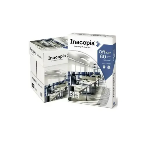 [INAOA4] Rame de 500 de Papier Extra Blanc INACOPIA Office By NAVIGATOR 1er Choix A4 80g/m² 