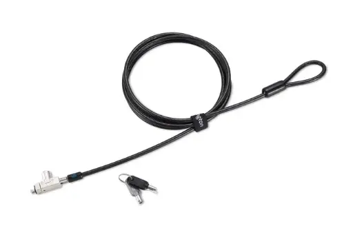 [K64440WW/575350-001] Câble de Sécurité KENSINGTON N17 5mm en à Clé pour Laptop et Appareils Dell Noir