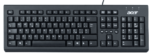 [KBKBP032] Clavier filaire Acer Qwerty italien PS/2 Noir